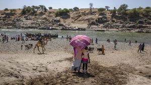 Potret Anak-anak di Antara Ribuan Pengungsi dari Ethiopia