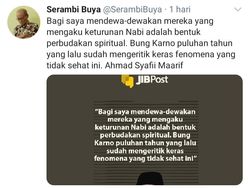 Buya Syafii Soroti Pendewaan Keturunan Nabi, Sosiolog: Itu Ajakan Kritis