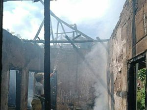 Diduga Korsleting Listrik, Rumah di Ciamis Hangus Terbakar