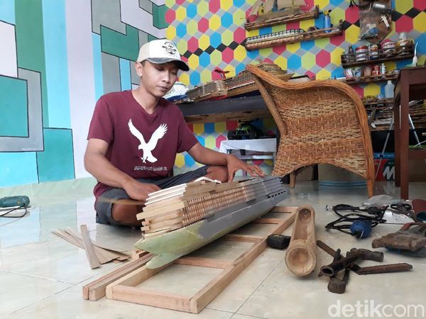 Miniatur Kepal Bambu Ini Laku Rp 12 Juta Lho