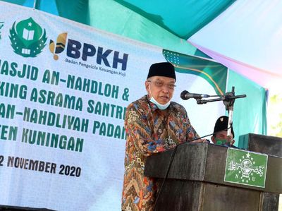 Momen Said Aqil Resmikan Masjid PBNU di Kuningan