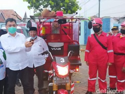 Cabup Sidoarjo Ini Luncurkan Pemadam Kebakaran Desa