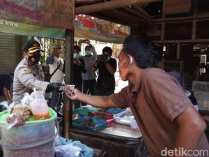Razia Prokes di Pasar Tradisional Mojokerto, Ini Temuan Polisi