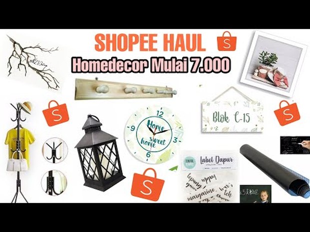 Rekomendasi channel Youtube buat pecinta Shopee haul home decor.