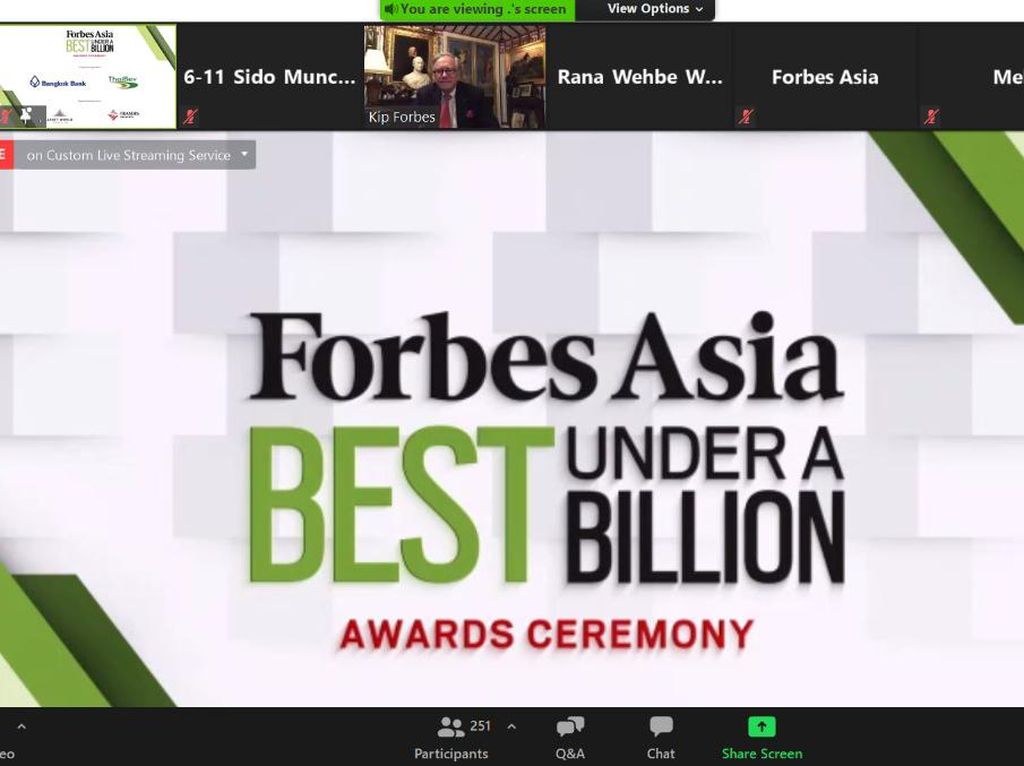 Raih Penghargaan dari Forbes, Ini Kiat Sukses Bos Sido Muncul Raih Penghargaan dari Forbes, Ini Kiat Sukses Bos Sido Muncul