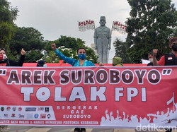 Aksi Damai Arek Suroboyo Juga Tuntut Habib Rizieq Terbuka Soal Kesehatannya