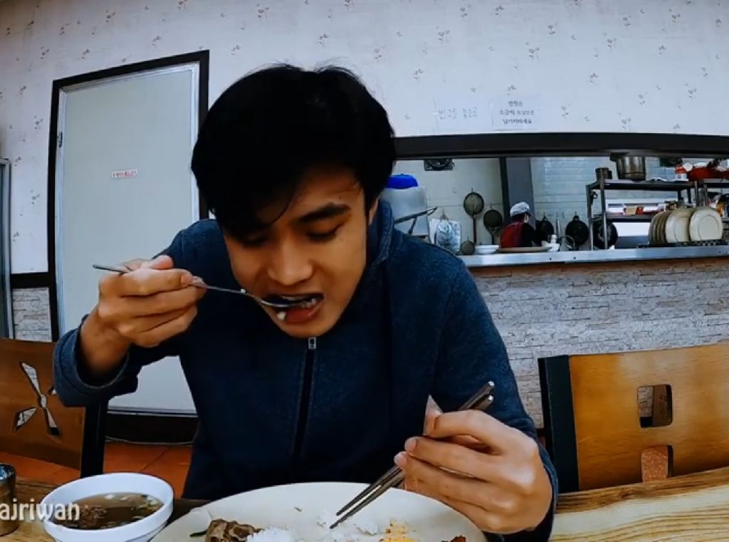 Jadi TKI di Korea Selatan, Pria Ini Pamer Menu Makan Gratis Tiap Hari