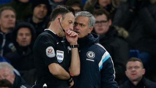 Jose Mourinho, Mark Clattenburg.