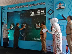 Asyik, Kampung Wisata Kreatif Cigadung Bandung Baru Saja Diresmikan