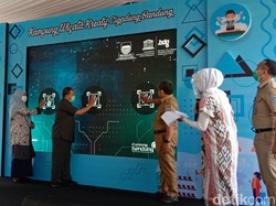 Asyik, Kampung Wisata Kreatif Cigadung Bandung Baru Saja Diresmikan