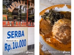 Cuma Rp 10.000, Bisa Puas Makan Nasi Padang di Sini!