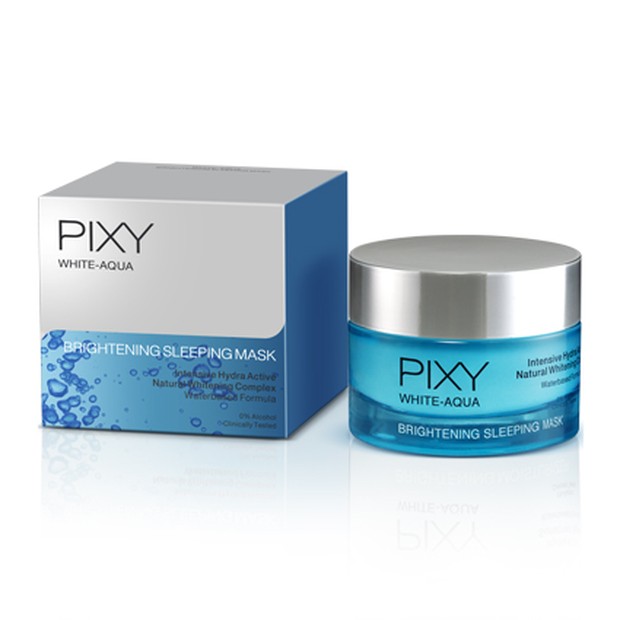 PIXY White Aqua Brightening Sleeping Mask/Foto : pixy.co.id PIXY White Aqua Brightening Sleeping Mask