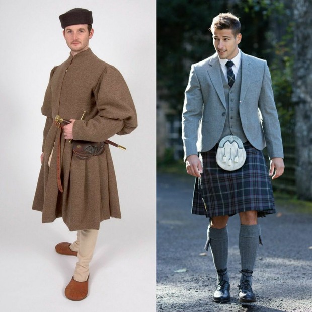 Rok dahulu biasa dipakai oleh kaum pria/Foto: Pinterest Fashion item wanita yang awalnya digunakan oleh pria