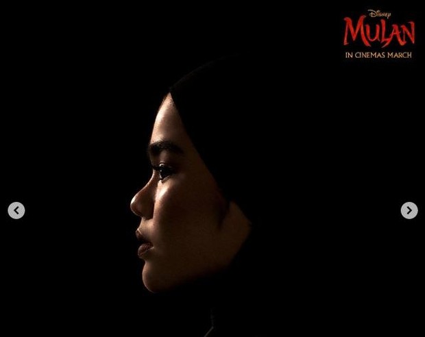 Sivia Azizah dalam poster OST. Mulan 'Reflection'/Sumber Instagram Disney Indonesia Penyanyi Sivia Azizah terpilih membawakan OST. Mulan 'Reflection'.