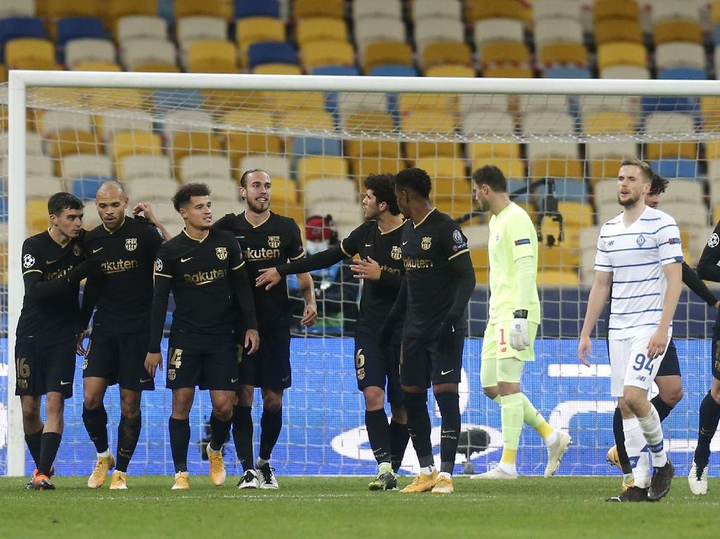 Dynamo Kiev Vs Barcelona: Menang 4-0, Blaugrana ke 16 Besar
