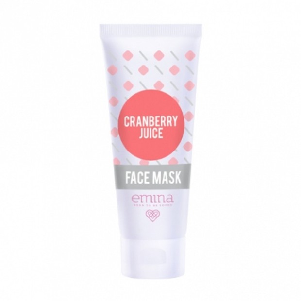 Emina Cranberry Juice Face Mask/shoope.co.id Emina Cranberry Juice Face Mask selain mencerahkan juga baik melembapkan kulit/shoope.co.id