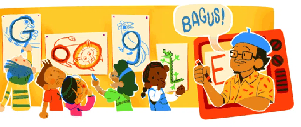 Mengenal Tino Sidin, Sang Guru Gambar yang Jadi Google Doodle Hari Ini
