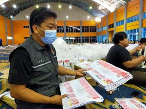 KPU Sortir 599.685 Surat Suara Pilwalkot Makassar, 6.274 Surat Suara Rusak