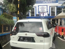 Polisi Pastikan Pelat RI-1 Mobil Pajero Sport Bodong: Aslinya DD-577-PT