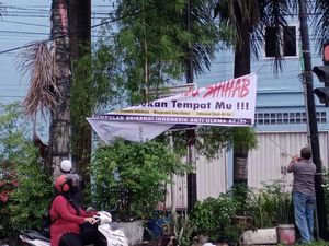 Ormas FIB Copot Spanduk Tolak Habib Rizieq di Medan: Isinya Ujaran Kebencian