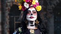10 Potret Kontestan Miss Mexico Rayakan Hari Orang Mati, Cantik Tapi Seram
