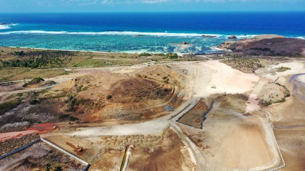 Pinggir Laut! Penampakan Terkini Proyek Sirkuit Mandalika