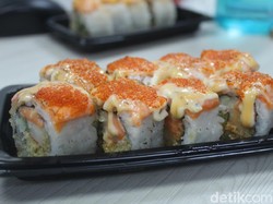 Aburi Salmon Sushi Rp 17.000 Vs Rp 138.000 Mana yang Lebih Enak?