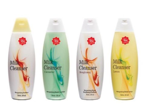 Viva Milk Cleanser selain membersihkan juga membuat kulit terasa lembut dan halus/shoope.co.id