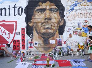 Jenazah Maradona Disemayamkan di Istana Presiden Jenazah Maradona Disemayamkan di Istana Presiden
