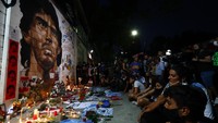 Legenda sepakbola dunia, Diego Maradona, meninggal dunia di usia 60 tahun (Foto: AP/Marcos Brindicci)