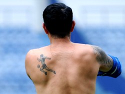 Diego Maradona Abadi di Punggung Pemain Persib Bandung