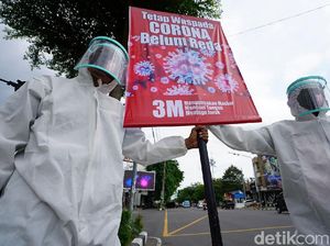 Foto Kampanye Prokes, Jangan Lengah! Corona Masih Ada