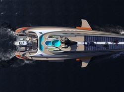 Mengarungi Lautan, Ini Kapal Pesiar Berkonsep Hiu Raksasa