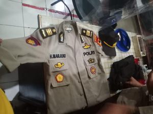 Suka Pamer Seragam di Medsos, Perwira Gadungan di Makassar Ditangkap