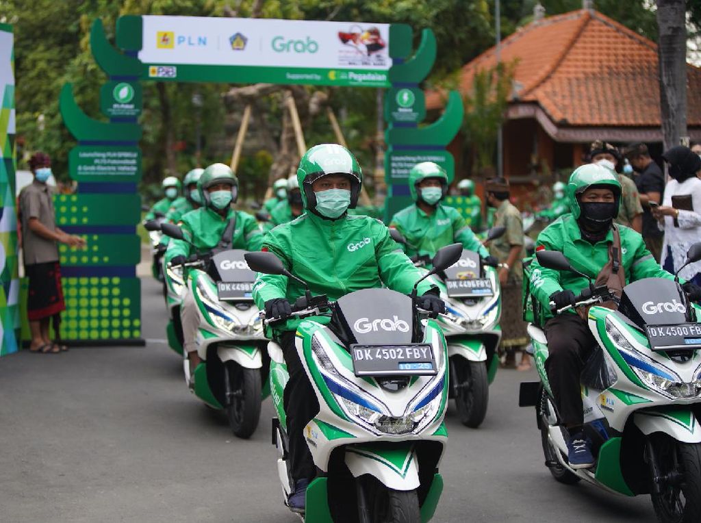 Pakai PCX Electric, Grab Operasikan Armada Motor Listrik di Bali