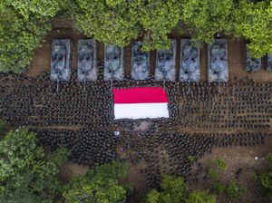 Foto: Puncak Latihan Tempur TNI AD di Sumatera Selatan Foto: Puncak Latihan Tempur TNI AD di Sumatera Selatan