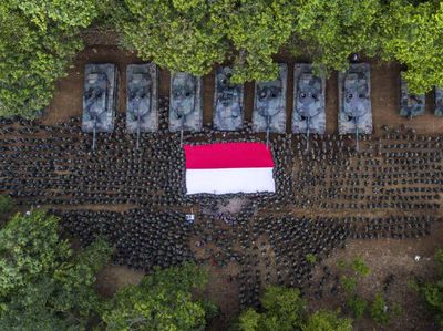 Foto: Puncak Latihan Tempur TNI AD di Sumatera Selatan