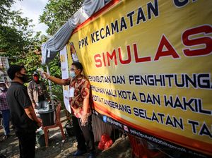 Tangsel Gelar Simulasi Pilkada dengan Terapkan Prokes