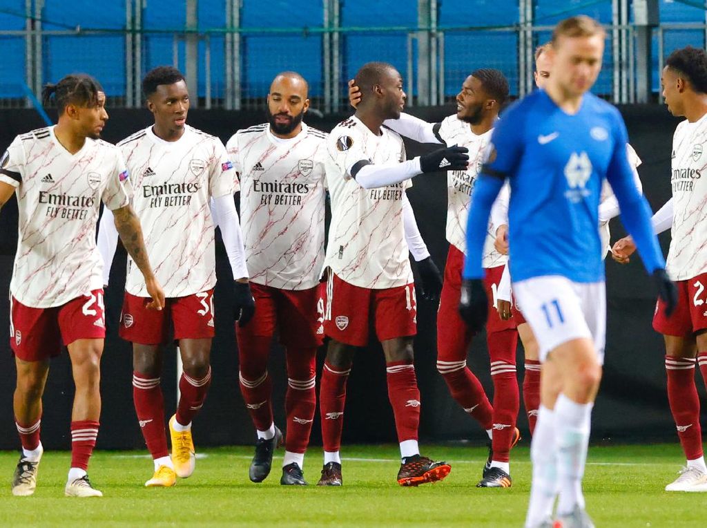 Arsenal Maju ke Babak 32 Besar Usai Gilas Molde 3-0 Arsenal Maju ke Babak 32 Besar Usai Gilas Molde 3-0