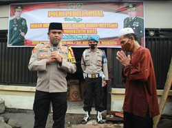10 Tahun Rawat Masjid Mapolres Mojokerto Kota, Rumah Marbot Ini Dibedah