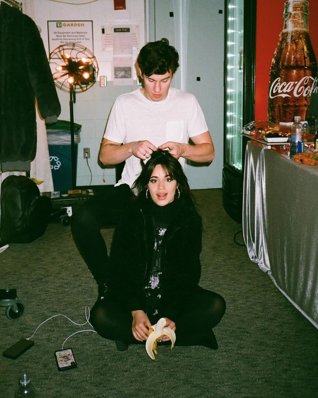Shawn Mendes dan Camila Cabello.
