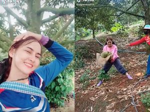 Jago Tangkap Durian, Wanita Cantik Ini Jadi Idola Netizen