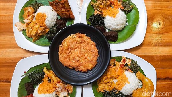 Lamaknyo! Nasi Kapau dengan Lauk Gulai Tambusu hingga Rendang