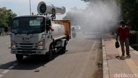 PMI DKI Makin Gencar Lakukan Penyemprotan Disinfektan