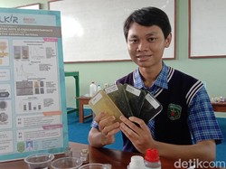 Jenius! Siswa di Kudus Bikin Bahan Pesawat Dari Sekam Padi