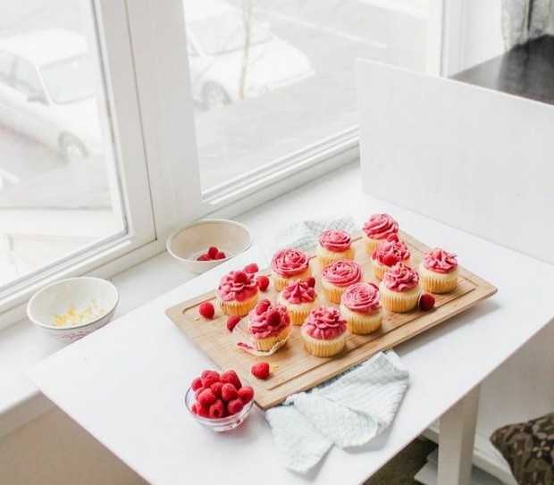 Atur pencahayaan objek/Foto: Pinterest/flour&floral Tips foto makanan yang artistik ala food blogger