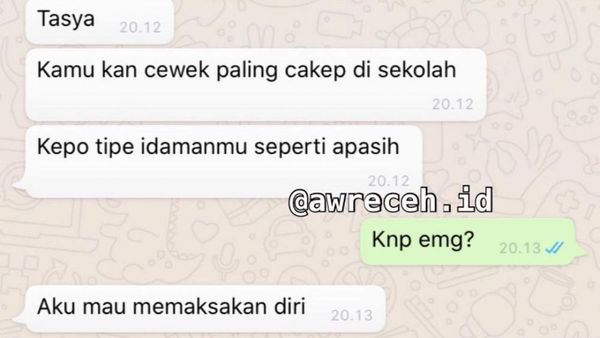 10 Chat Receh Usaha Cowok Nembak Gebetan, Malah Bikin Ilfeel Nggak Ada Obat!