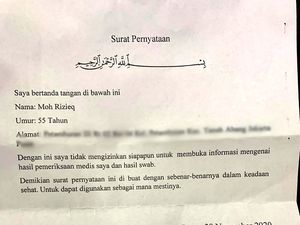 Ini Surat Pernyataan Habib Rizieq Tolak Publikasikan Hasil Swab Ini Surat Pernyataan Habib Rizieq Tolak Publikasikan Hasil Swab