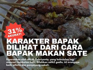 Ngakak! Karakter Bapak-bapak Bisa Dinilai dari Cara Makan Sate Ngakak! Karakter Bapak-bapak Bisa Dinilai dari Cara Makan Sate
