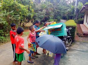 Perpustakaan Keliling untuk Anak-anak Sri Lanka